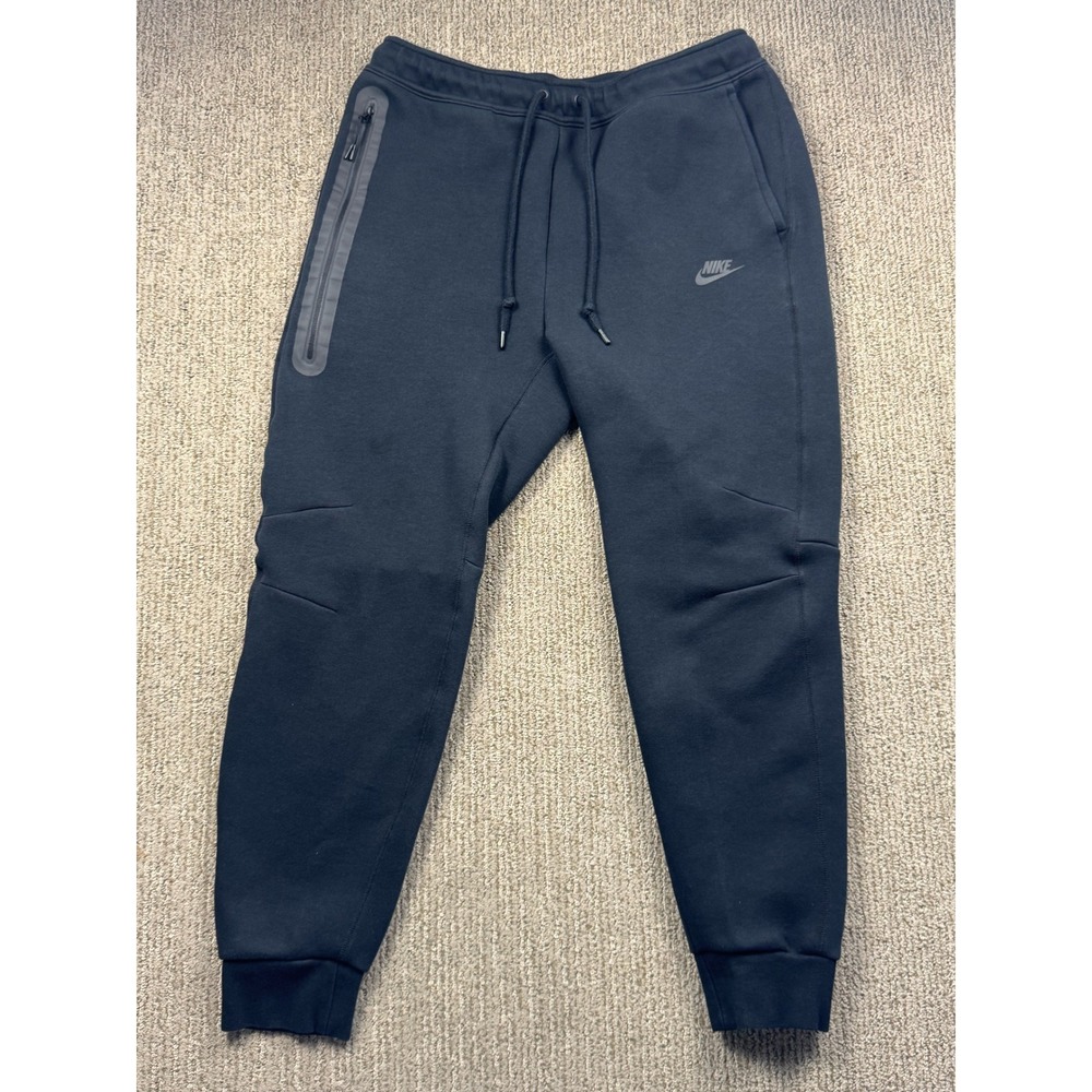 Nike Sportswear Tech Fleece Jogger Pants Mens L Drawstring Black FB8002-010